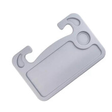 (grey) Turbo Track Tray, 2 in 1 Car Steering Wheel Tray, Turbotrack Tray