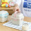 Three-tiered wheat straw lunchbox, microwave safe (pink) 5
