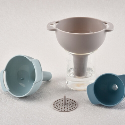 Plastic jam funnel, household multi-functional oil separator funnel 2