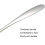 Small 304 Stainless Steel Spoon Glossy Thickened Flat Head Flat Bottom Serving Spoon, 5