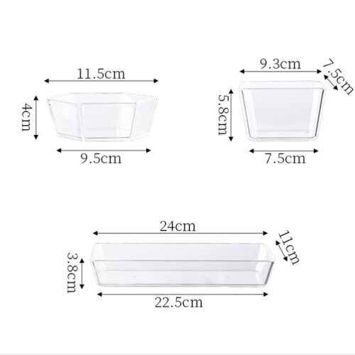 PCS Geometric Snack Plate, Rectangular 2