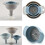 Plastic jam funnel, household multi-functional oil separator funnel 4