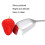 Small 304 Stainless Steel Spoon Glossy Thickened Flat Head Flat Bottom Serving Spoon, 6