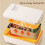1000ml Wireless Heating Lunch Box USB Rechargeable Bento Box (Yellow) 6