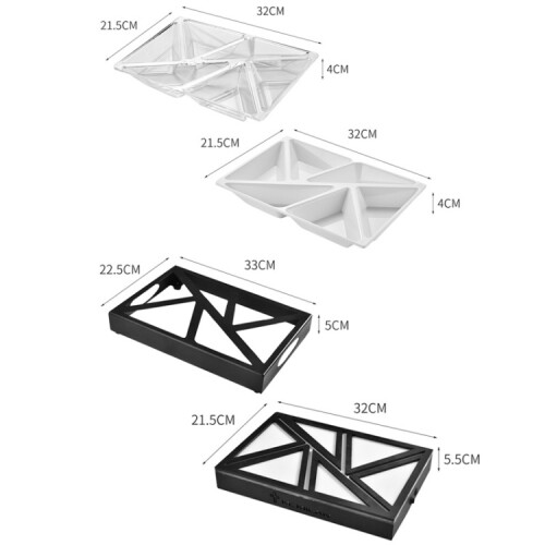 In 1 Multifunctional Compartmental Luminous Fruit Tray 2