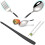 3pcs Portable Stainless Steel Tableware Creative Set Chopsticks Spoon compatiblek Gift, 4