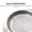 Kitchen 304 Stainless Steel Can Strainer Non-slip Dual-Handle Draining Tool(8cm) 6