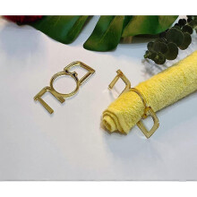 Set of 10 Acrylic ,Disposable Mirrored Napkin Holders for The Pesach