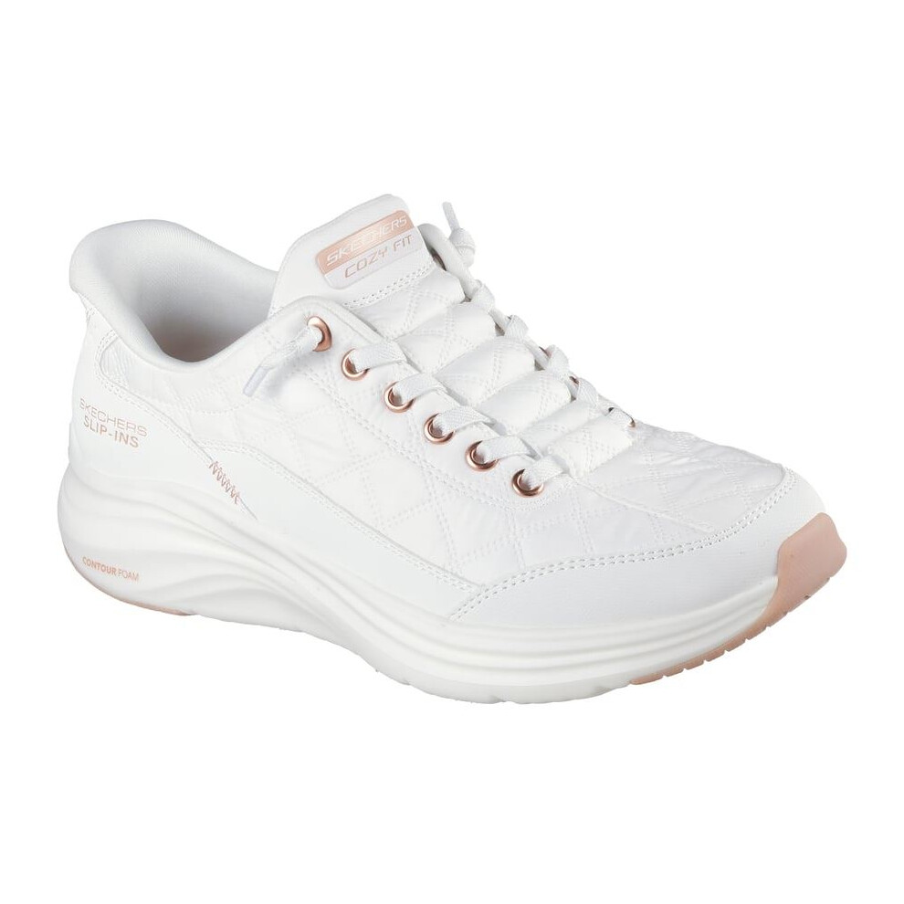 Skechers (, ) Slip-Ins Contour Foam Cozy Fit Women's Trainers White