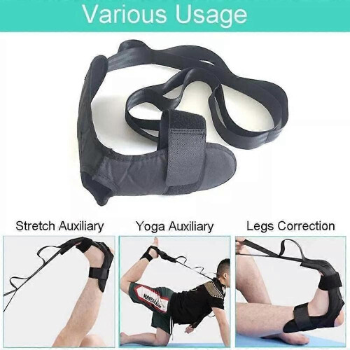 (blue) Flex Strap Stretching Strap for Lower Back Pain, By Tight Muscles 2