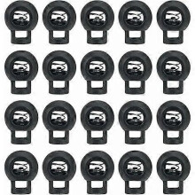 20pcs Cord Stopper, Cord Stop, Plastic Cord Locks, Plastic Cord Stopper, Spring