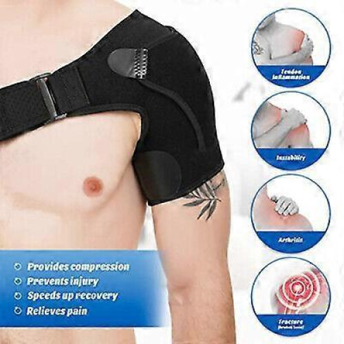 (Right shoulder) Shoulder Brace for Torn Rotator Cuff Belt Pain Relief Support Compression Wrap 1