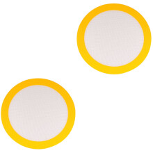 2-Pack Silicone Baking Mats Round 25.4 cm