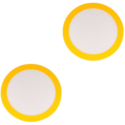 2-Pack Silicone Baking Mats Round 25.4 cm
