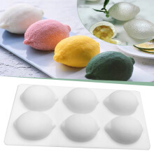 Moule à gâteau en silicone pour desserts au citron et aux fruits
