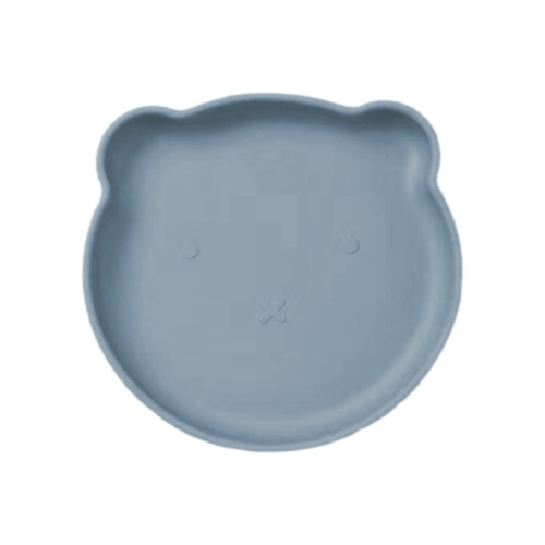 Silicone Bear-Shaped Dinner Tray with Suction Base