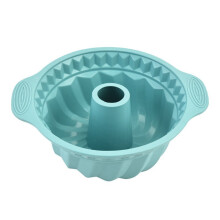 Moule à pâtisserie en silicone vert menthe 12 cavités