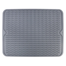 Tapis égouttoir de cuisine à motif ondulé, grand format, 1 pièce