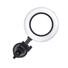 Inel luminos LED cu 3 culori și suport cu ventuză