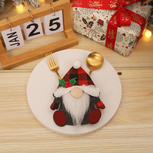 Christmas Snowman Cutlery Set Tableware Bag 12-Piece