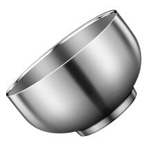 Bol de service en acier inoxydable pour nouilles, soupes, salades et pâtes