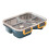 Kayannuo plastic lunchboxset met 4 afsluitbare kommen voor 1