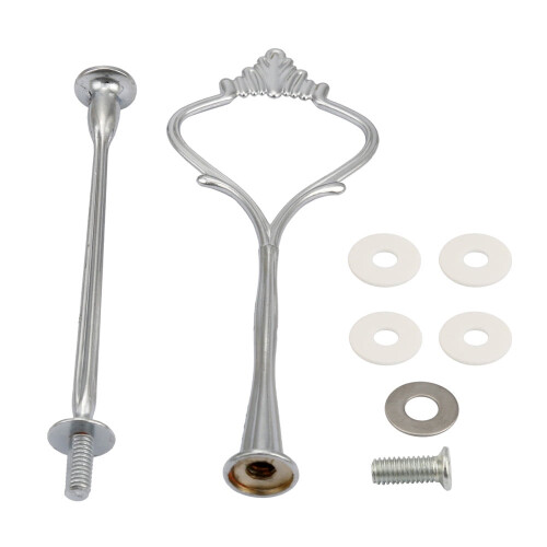 Suporte para bolo com alça, conjunto de assadeiras de 2 andares