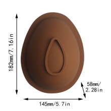 Moule à gâteau de Pâques en silicone, moule à gâteau 3D en chocolat pour la pâtisserie