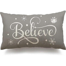 (shape7) Christmas Pillow Covers Merry Christmas Throw Pillow Decorative Christmas Red