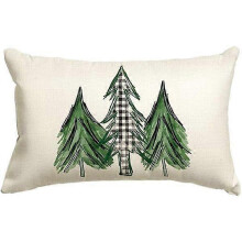 (shape5) Christmas Pillow Covers Merry Christmas Throw Pillow Decorative Christmas Red
