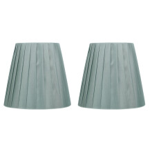 Dark Green Cloth Lampshade 14 x 13 cm