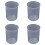 50mL Graduated Beaker, Clear Polypropylene, 4 pcs 1