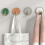 4 Pieces Adhesive Hook, ABS Waterproof and Rustproof Wall Hook for Home and 4