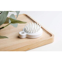 2 Pack Silicone Scalp Massager Shampoo Brush for Wet and Dry Hair with Comfort Grip