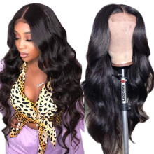 18 Inch Body Wave Human Hair Lace Front Wig Pre Plucked 13x4 Virgin Brazilian Wig for Women