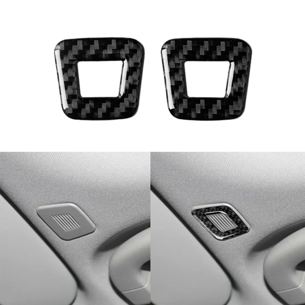 Carbon Fiber Interior Trim For Alfa Romeo Giulia 2017Â2019, ScratchâResistant Dashboard Microphone Panel Cover 9330225832409