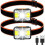 UrbanMingle Powerful Headlamp [2 Pack], LED Head Torch USB Rechargeable 200 1