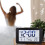 Digital Alarm Clock with Temperature Display Black 1