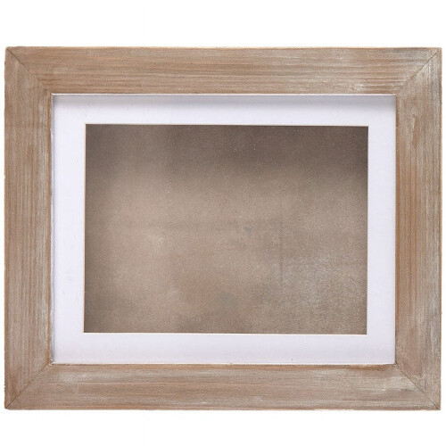 Moldura de madeira para arte 9x12 polegadas, fácil de trocar.