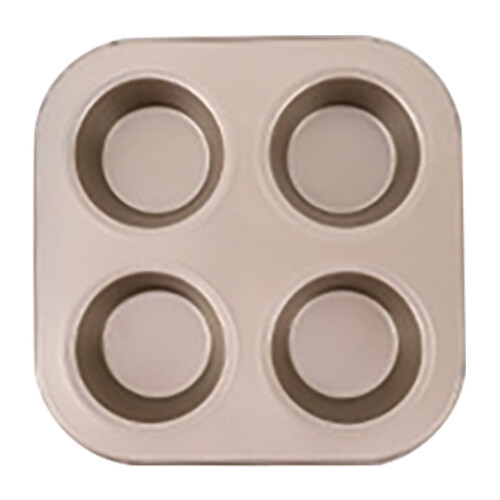 Ziloco non-stick stålmuffinform 4-kops 2,5 tommer