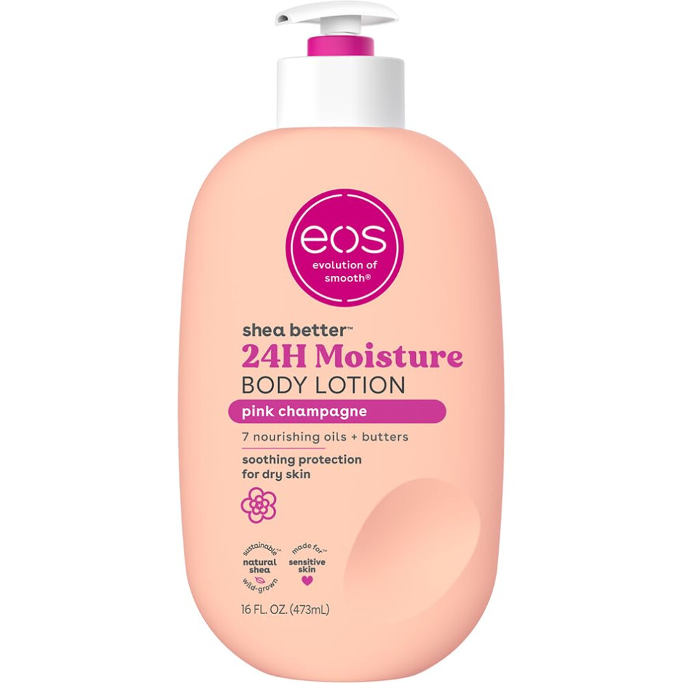 Eos Pink Shea Better Lotion Champagne 16 Fl Oz