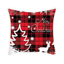 Body Pillow Case Christmas Print Short Plush Linen