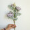 Artificial Peony Flower Purple Green White Blue 65.5cm 1
