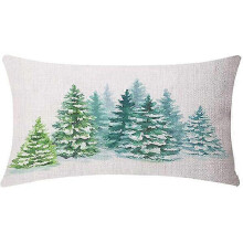 (shape18) Christmas Pillow Covers Merry Christmas Throw Pillow Decorative Christmas Red