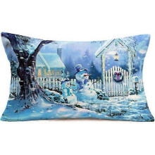 (shape25) Christmas Pillow Covers Merry Christmas Throw Pillow Decorative Christmas Red