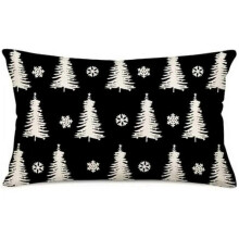 (shape38) Christmas Pillow Covers Merry Christmas Throw Pillow Decorative Christmas Red