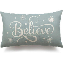 (shape8) Christmas Pillow Covers Merry Christmas Throw Pillow Decorative Christmas Red
