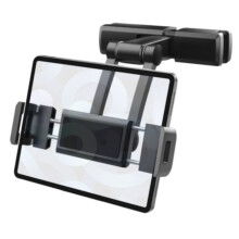 Suport auto pentru tabletă, nou, 2026, extensibil până la 25 cm - rotație la 360 - compatibil cu tablete de 4,4-11 inch