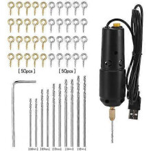 Mini Drill - USB Electric Drill Jade Drop - Off Crystal Pearl Drilling Mini