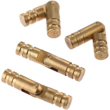 Barrel Hinges, Cabinet Butt Hinge,Folding Door Hinges,4Pcs Pure Copper Brass